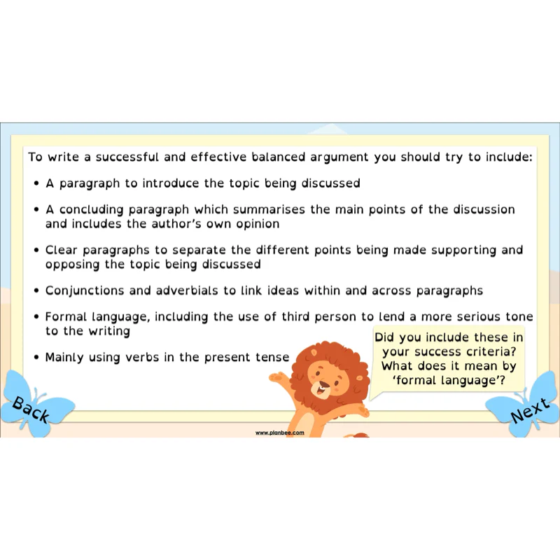 The Butterfly Lion: Balanced Arguments - Image 28