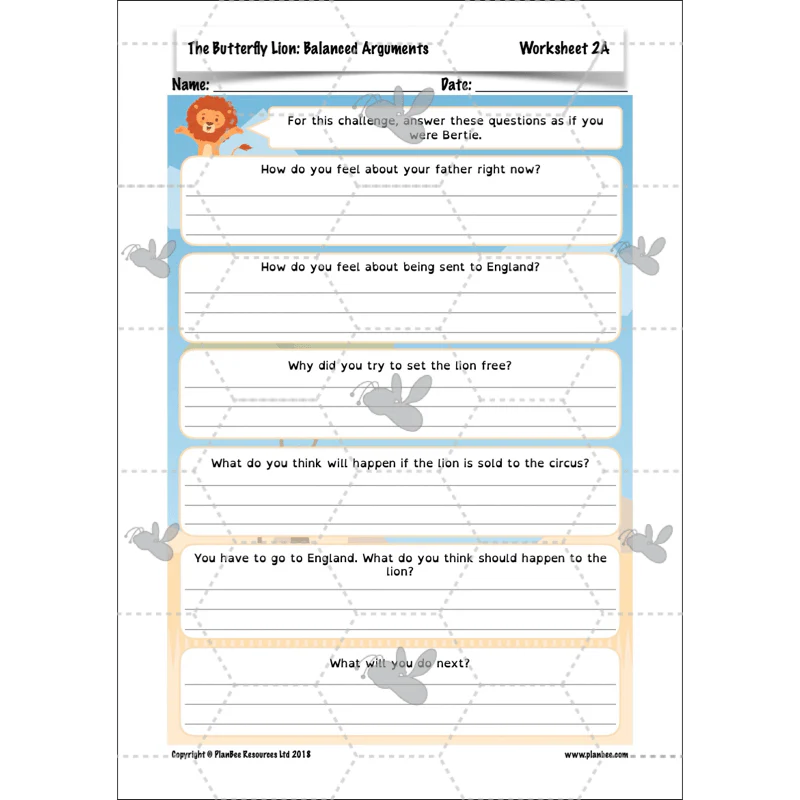 The Butterfly Lion: Balanced Arguments - Image 38