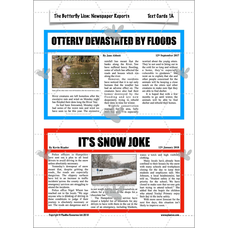 The Butterfly Lion: Newspaper Reports - Image 11
