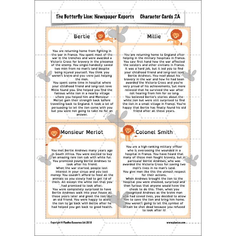 The Butterfly Lion: Newspaper Reports - Image 12