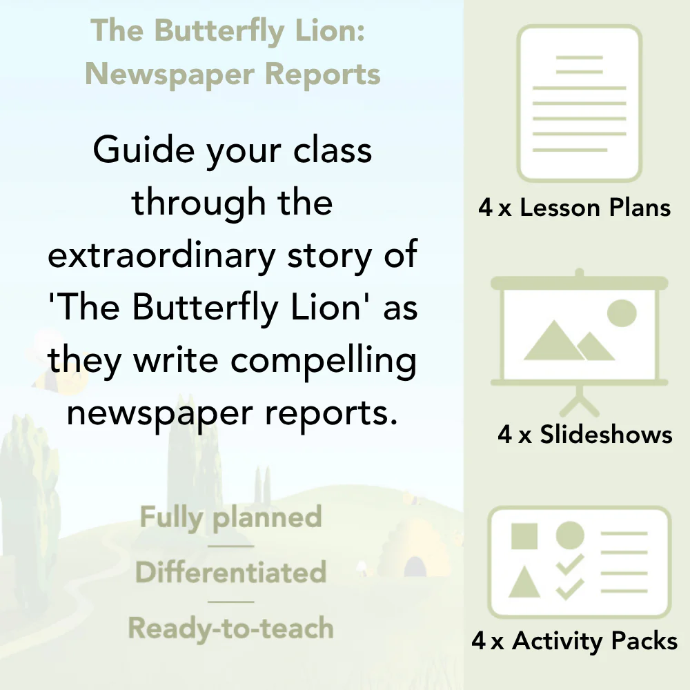 The Butterfly Lion: Newspaper Reports - Image 2