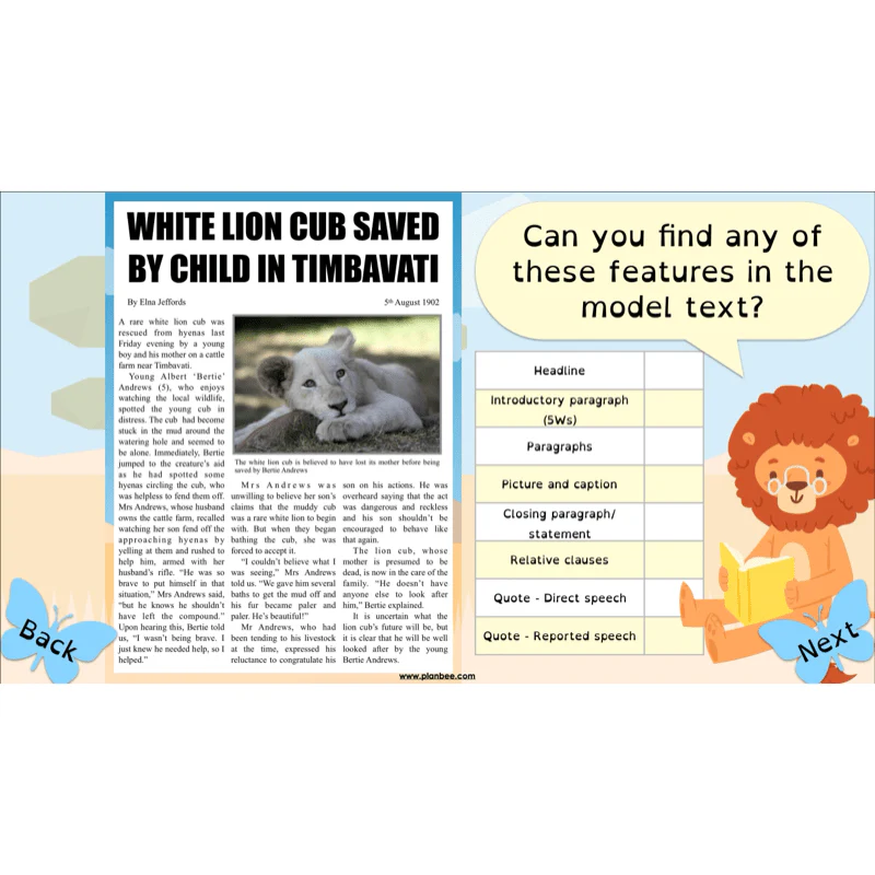 The Butterfly Lion: Newspaper Reports - Image 9
