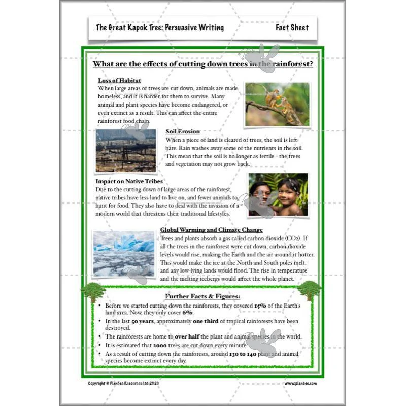 The Great Kapok Tree: Persuasive Writing - Image 15
