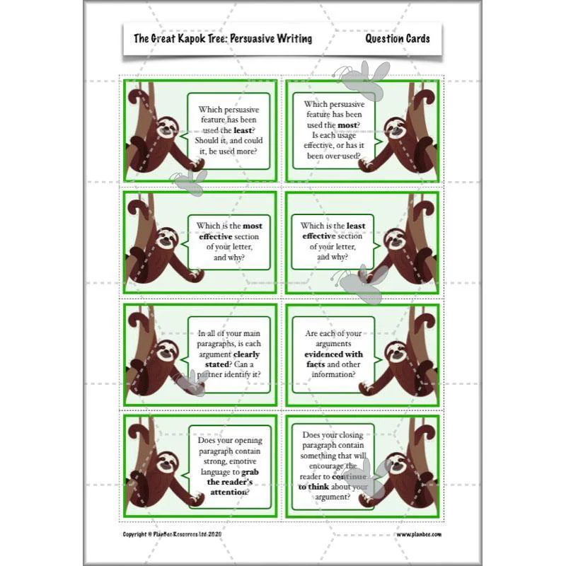 The Great Kapok Tree: Persuasive Writing - Image 18