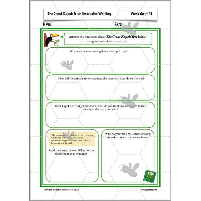The Great Kapok Tree: Persuasive Writing - Image 26