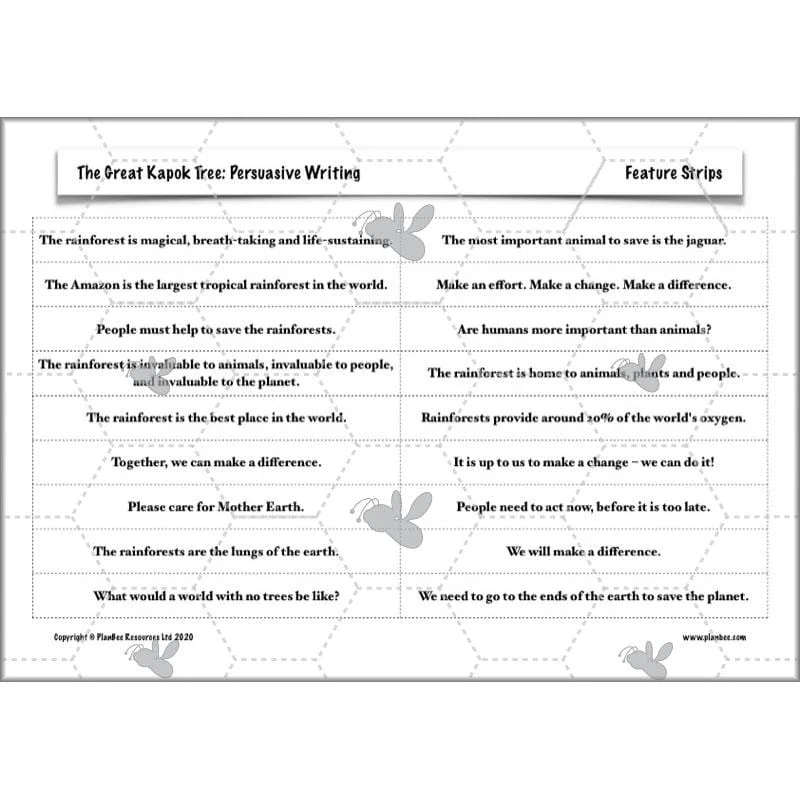 The Great Kapok Tree: Persuasive Writing - Image 35