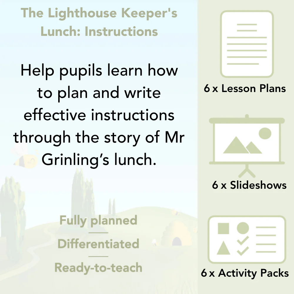 The Lighthouse Keeper's Lunch: Instructions - Image 2