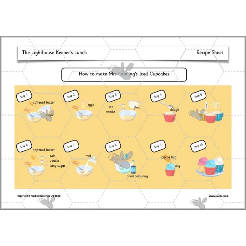 The Lighthouse Keeper's Lunch: Instructions - Image 46