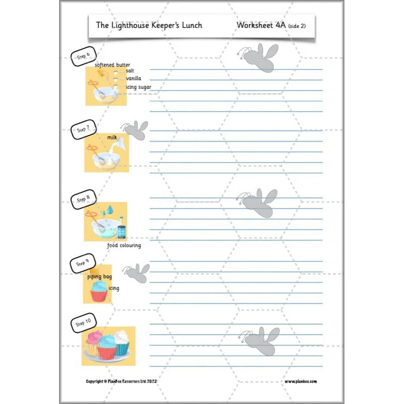The Lighthouse Keeper's Lunch: Instructions - Image 48