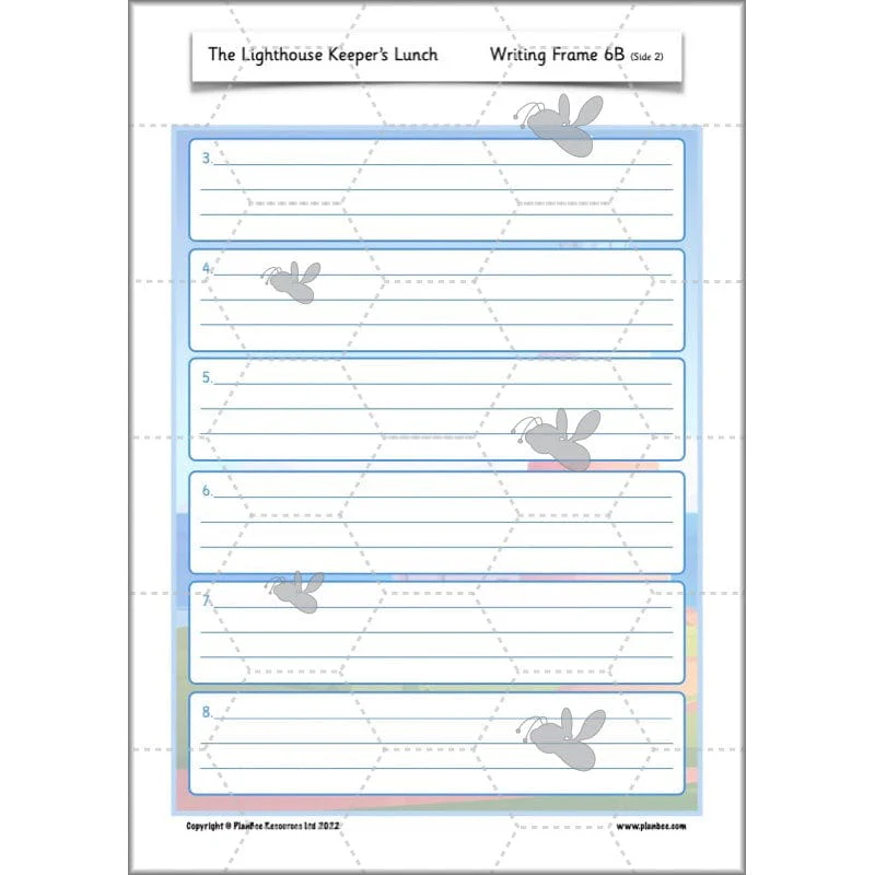 The Lighthouse Keeper's Lunch: Instructions - Image 63