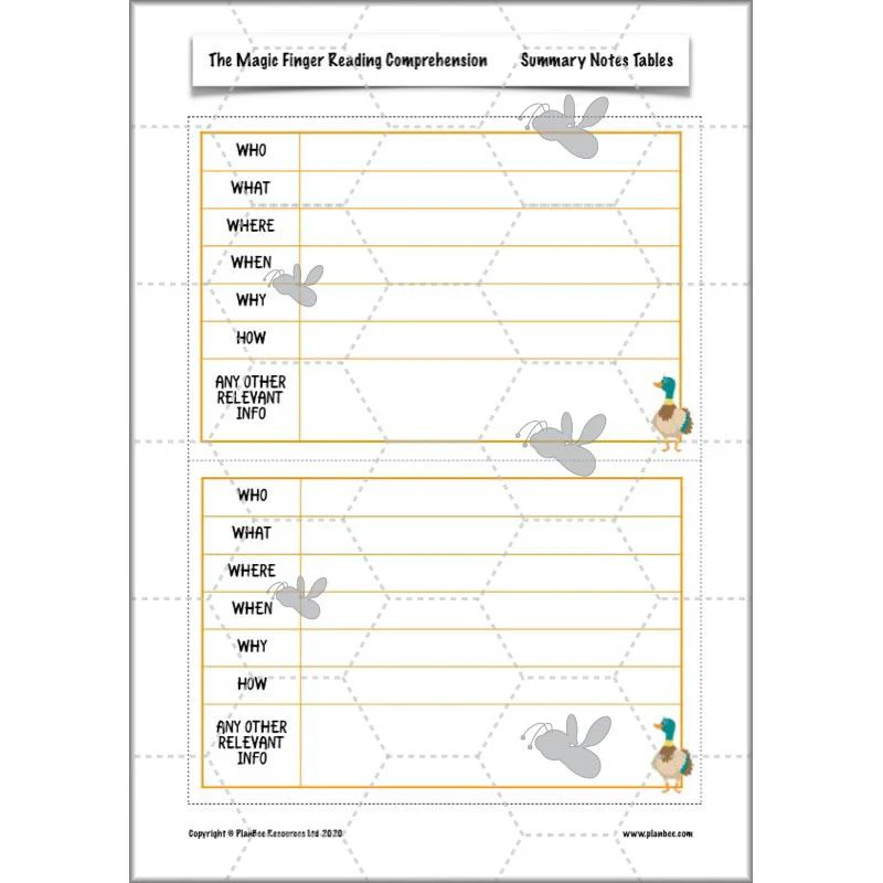 The Magic Finger: Reading Comprehension - Image 56