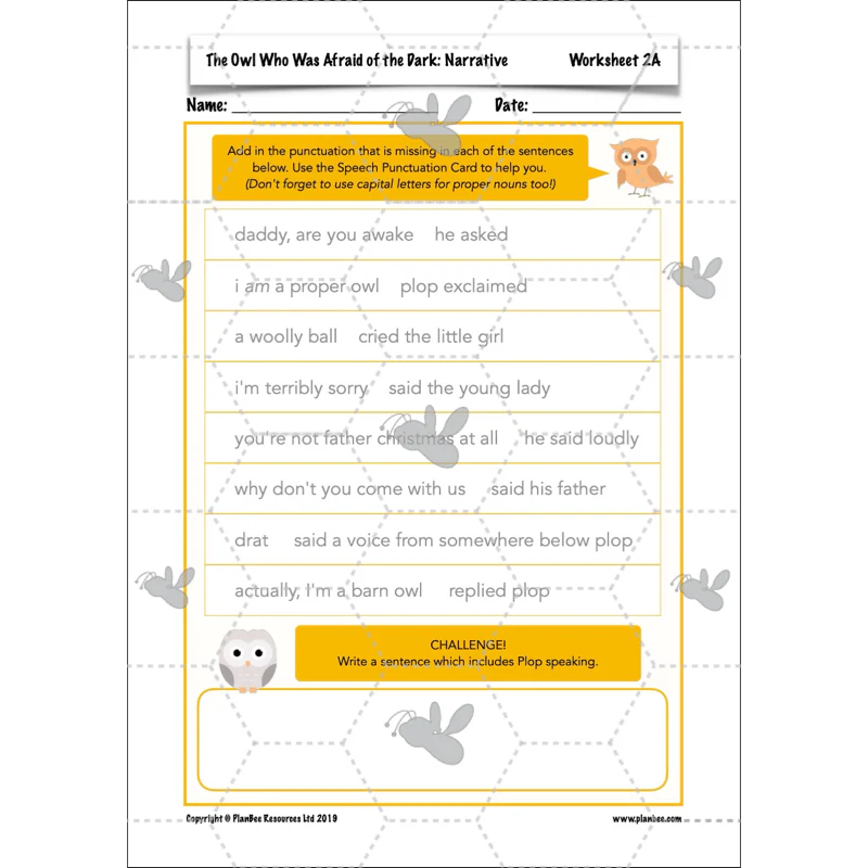 The Owl who was Afraid of the Dark: Narrative - Image 12