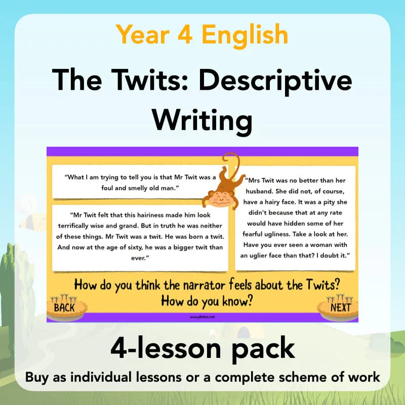 The Twits: Descriptive Writing