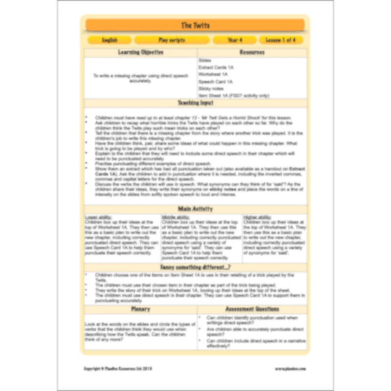 The Twits: Playscripts - Image 15