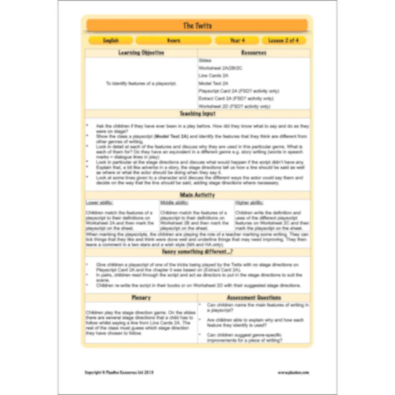 The Twits: Playscripts - Image 32