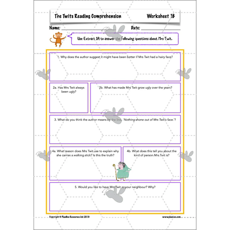 The Twits: Reading Comprehension - Image 26