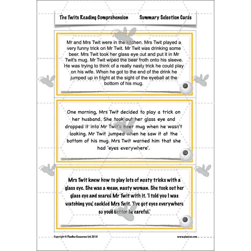 The Twits: Reading Comprehension - Image 33