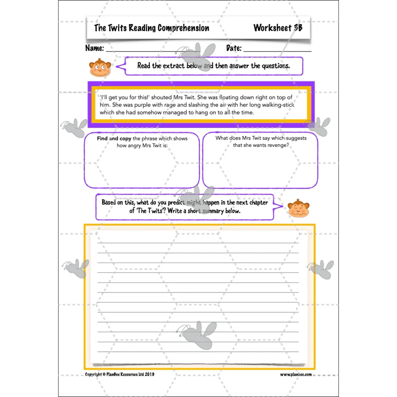 The Twits: Reading Comprehension - Image 41