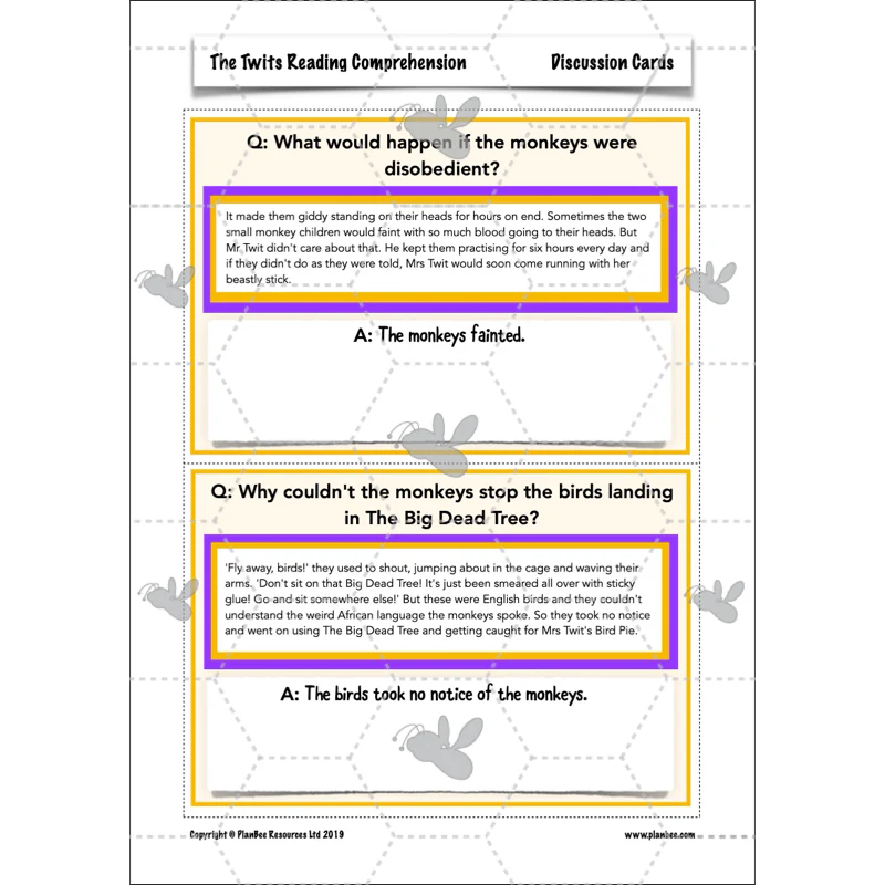 The Twits: Reading Comprehension - Image 48