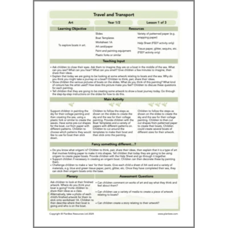 Travel and Transport Topic Enrichment Pack - Image 55