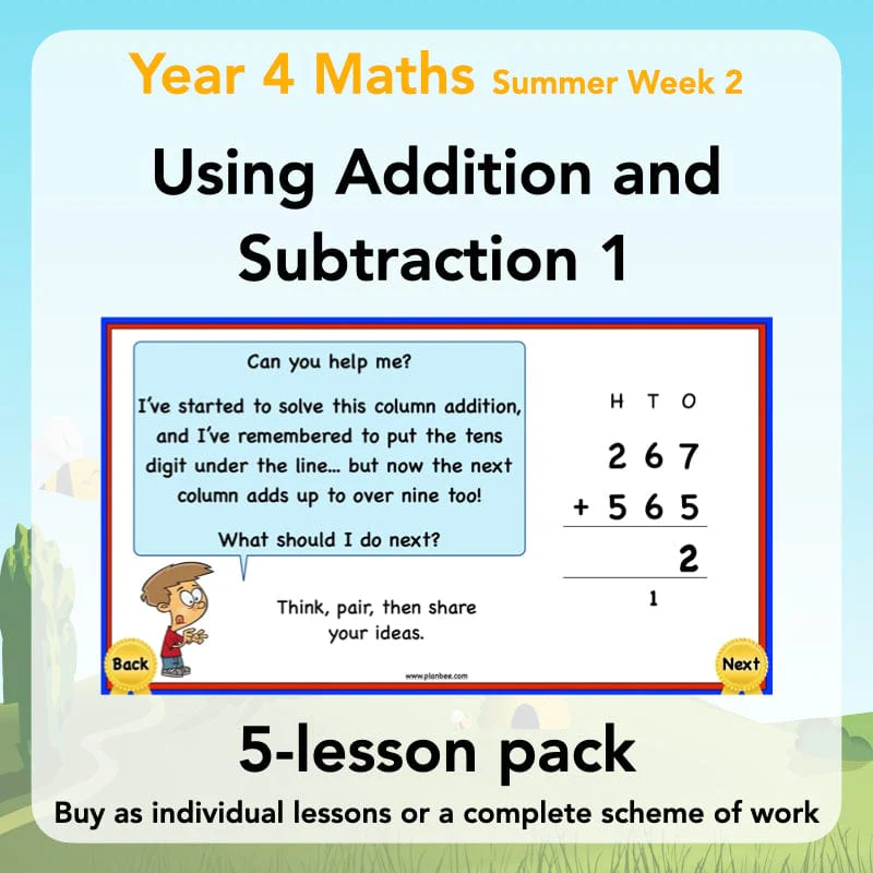 Using Addition and Subtraction 1