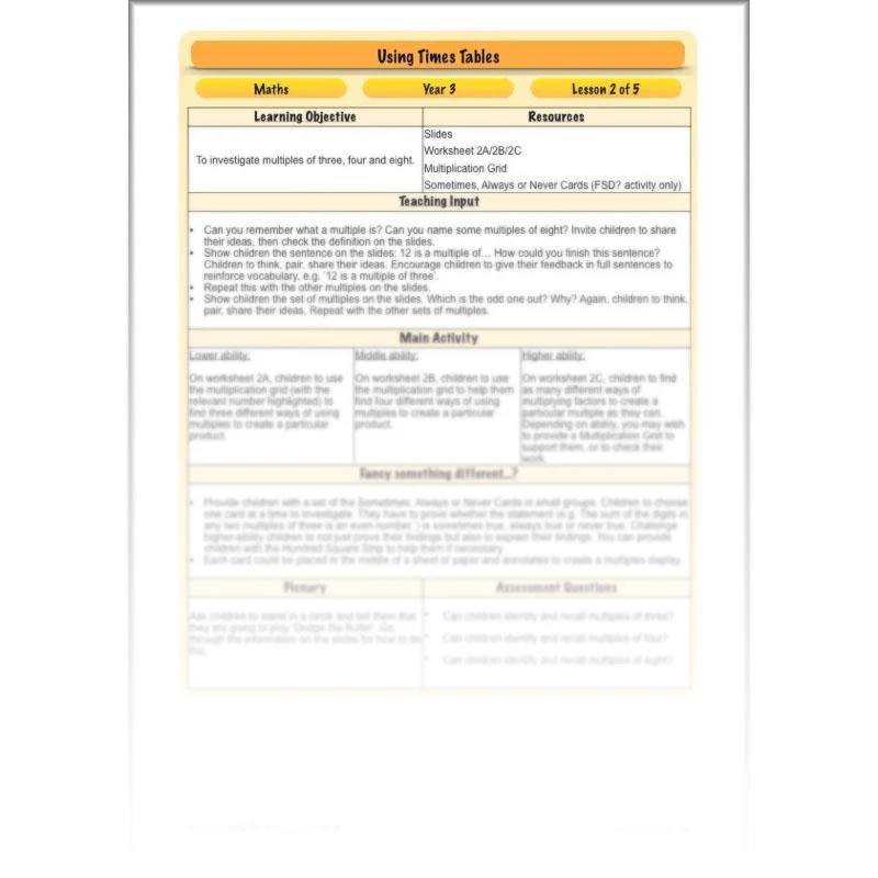 Using Times Tables - Image 27