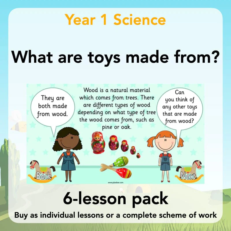 What are toys made from?