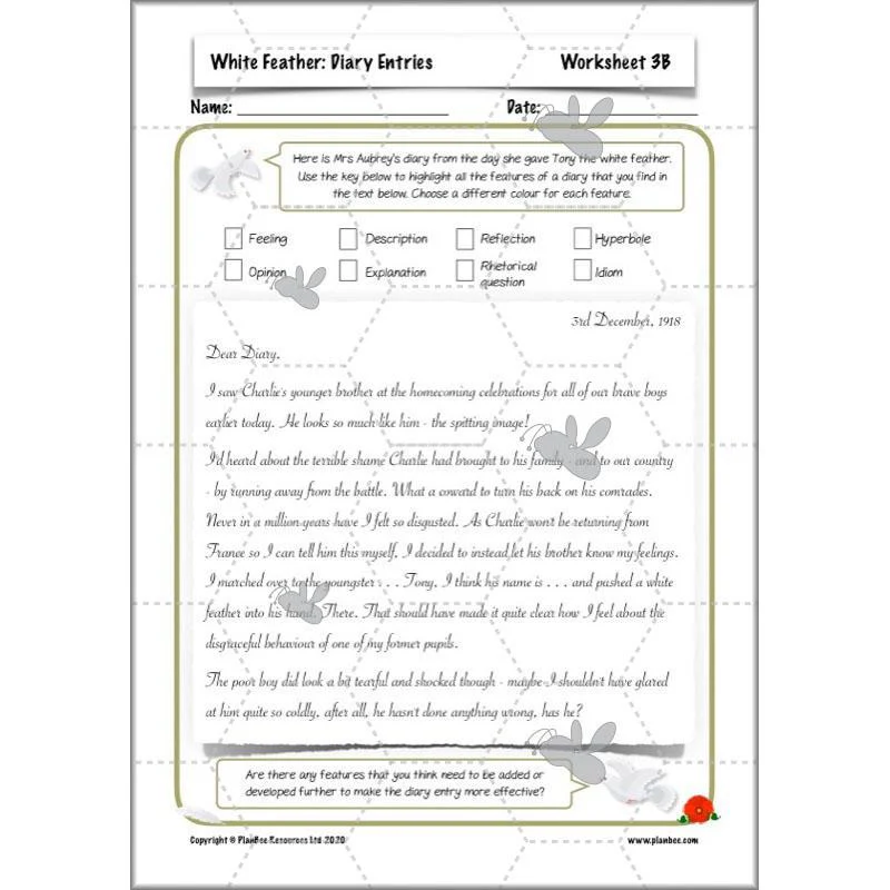 White Feather: Diary Entries - Image 11