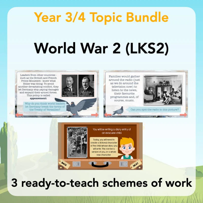 World War 2 (LKS2) Topic Bundle