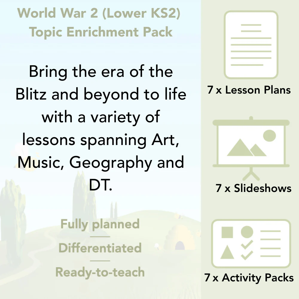 World War 2 (Lower KS2) Topic Enrichment Pack - Image 2