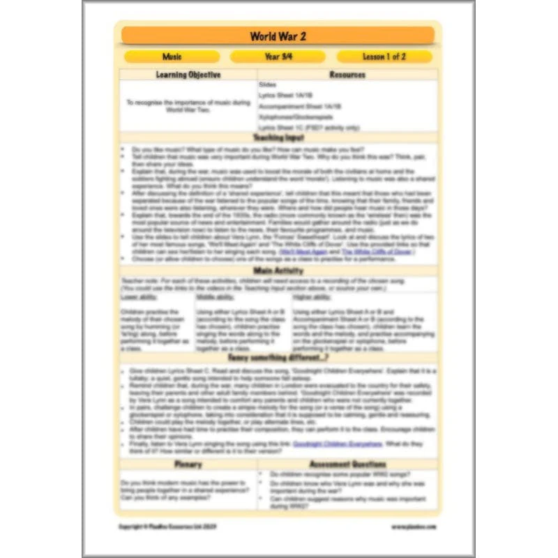 World War 2 (Lower KS2) Topic Enrichment Pack - Image 21