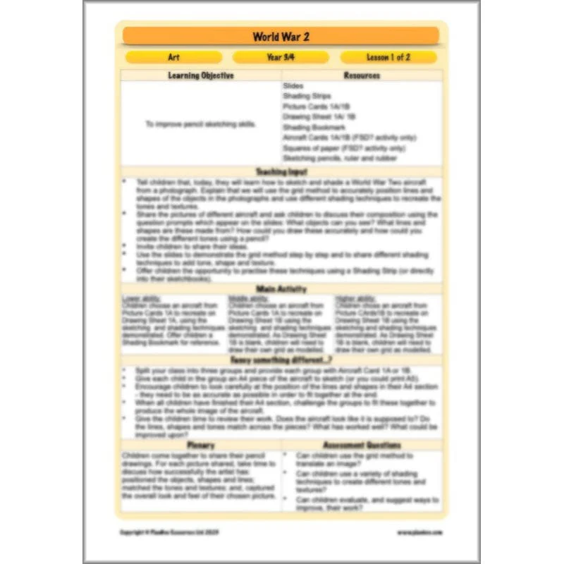 World War 2 (Lower KS2) Topic Enrichment Pack - Image 29