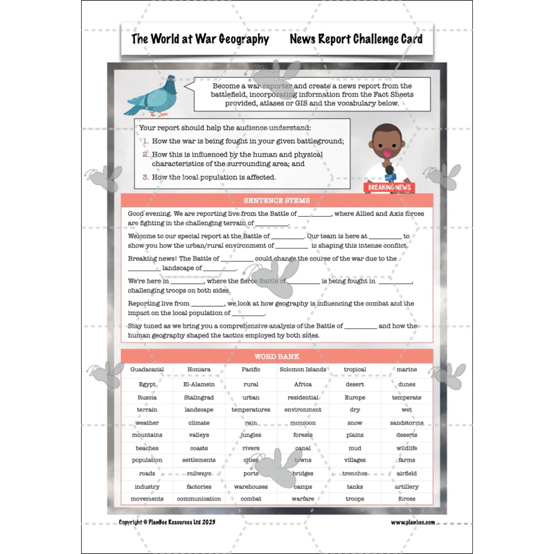 World War 2 (Upper KS2) Topic Enrichment Pack - Image 72