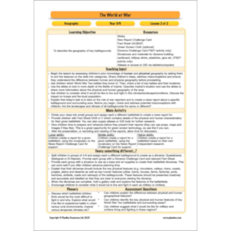 World War 2 (Upper KS2) Topic Enrichment Pack - Image 75
