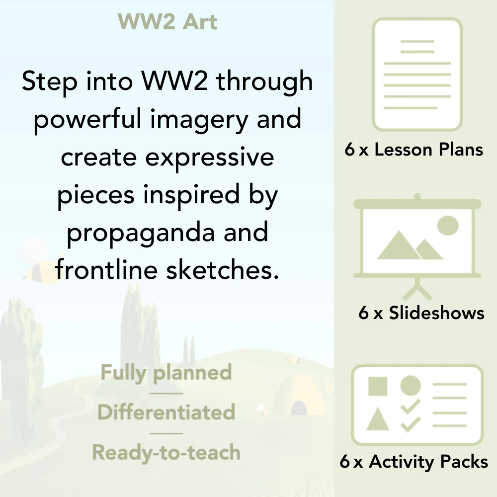WW2 Art KS2 - Image 2