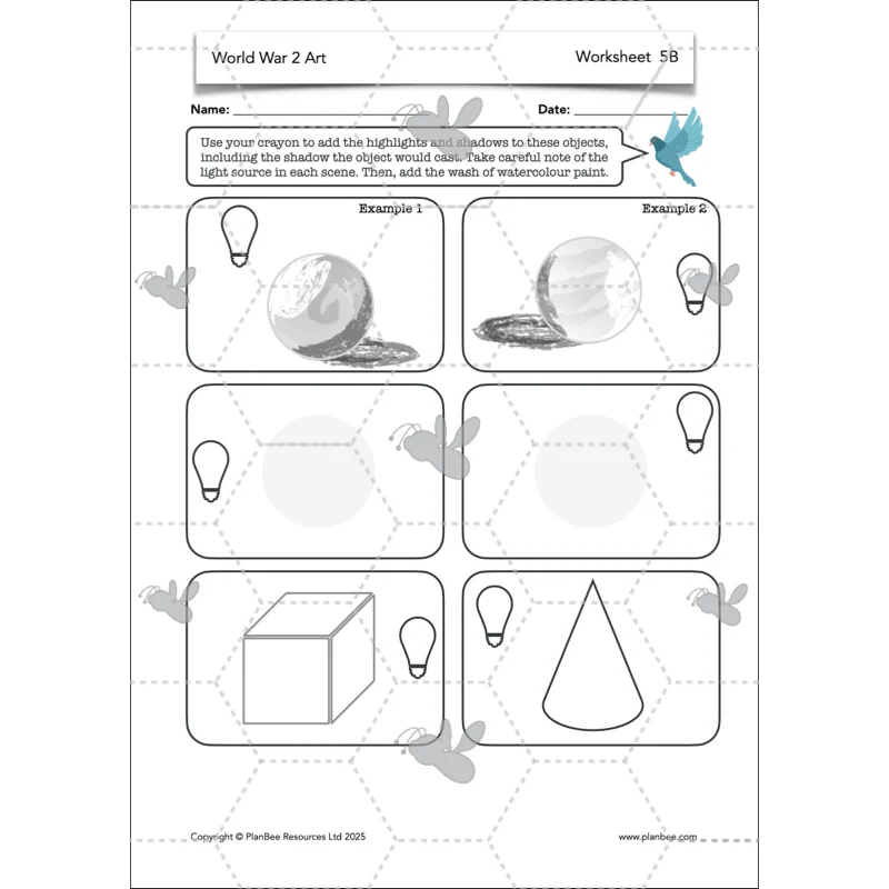 WW2 Art KS2 - Image 61