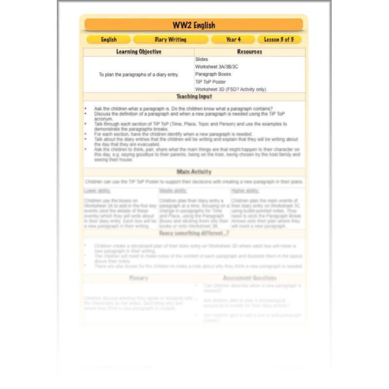 WW2 English: Evacuee Diaries - Image 48