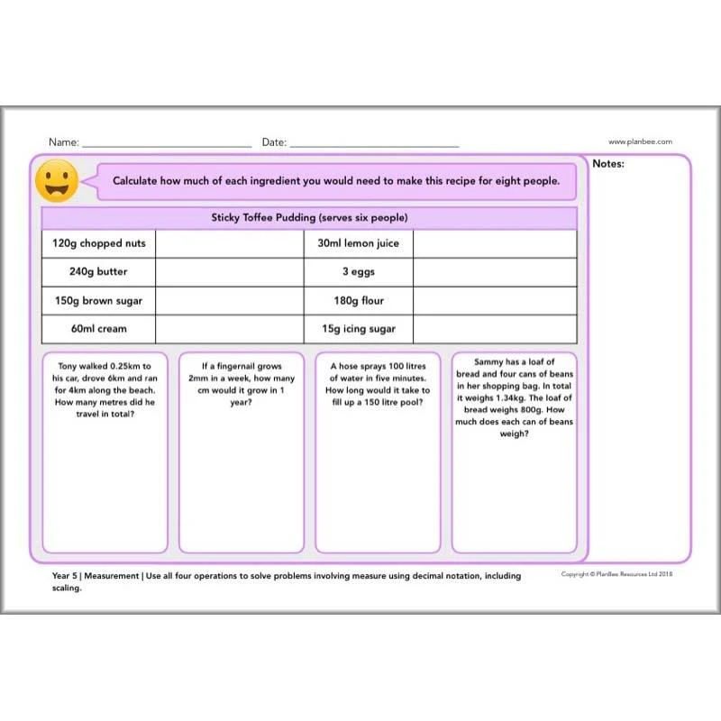 Year 5 Maths Assessment - Image 5