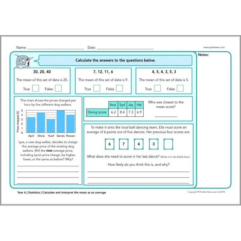 Year 6 Maths Assessment - Image 3