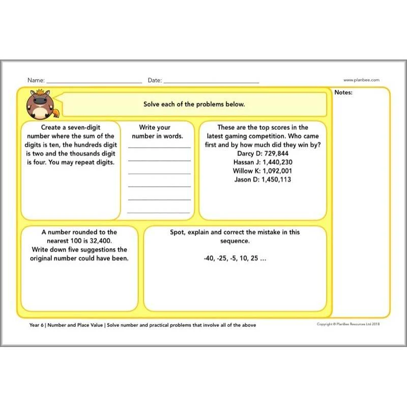 Year 6 Maths Assessment - Image 8